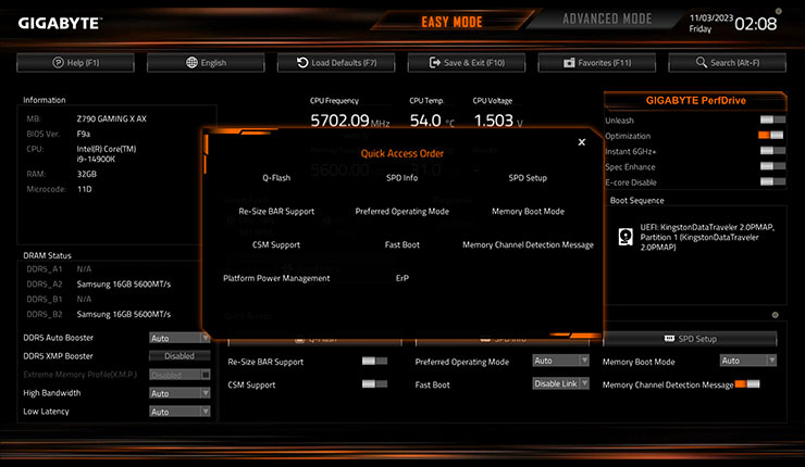 GIGABYTE B650 EAGLE AX AM5 LGA 1718 AMD B650 ATX , DDR5 Triple M.2